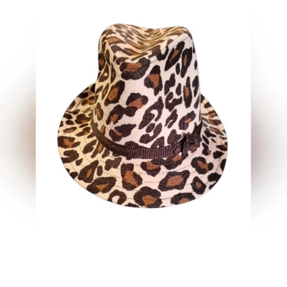 Leopard Print Fedora Hat Gymboree Size 3-4 Nwt - Picture 1 of 1
